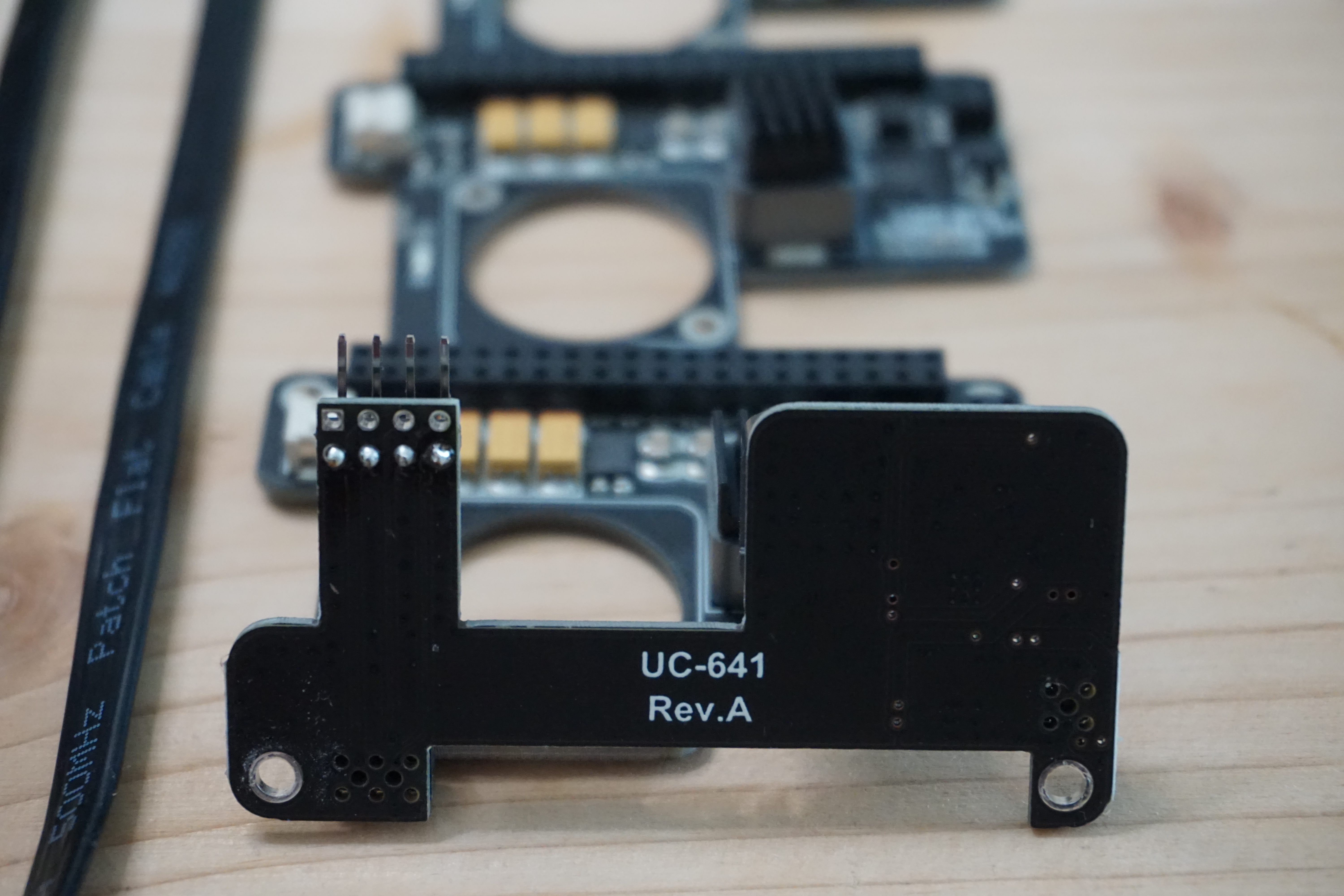 Soldering dupont connector pins onto the POE hat