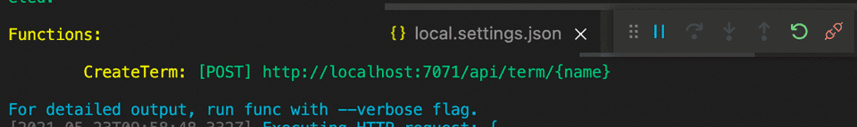 Terminal Functionhost