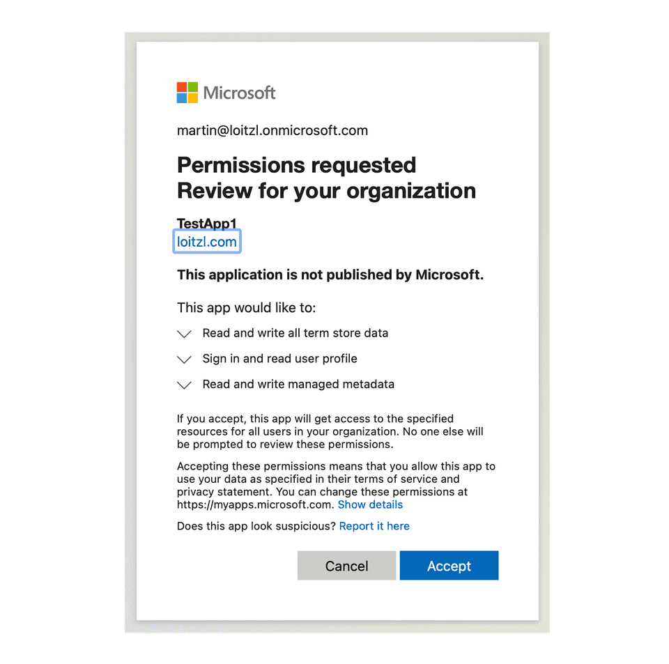 Admin Consent